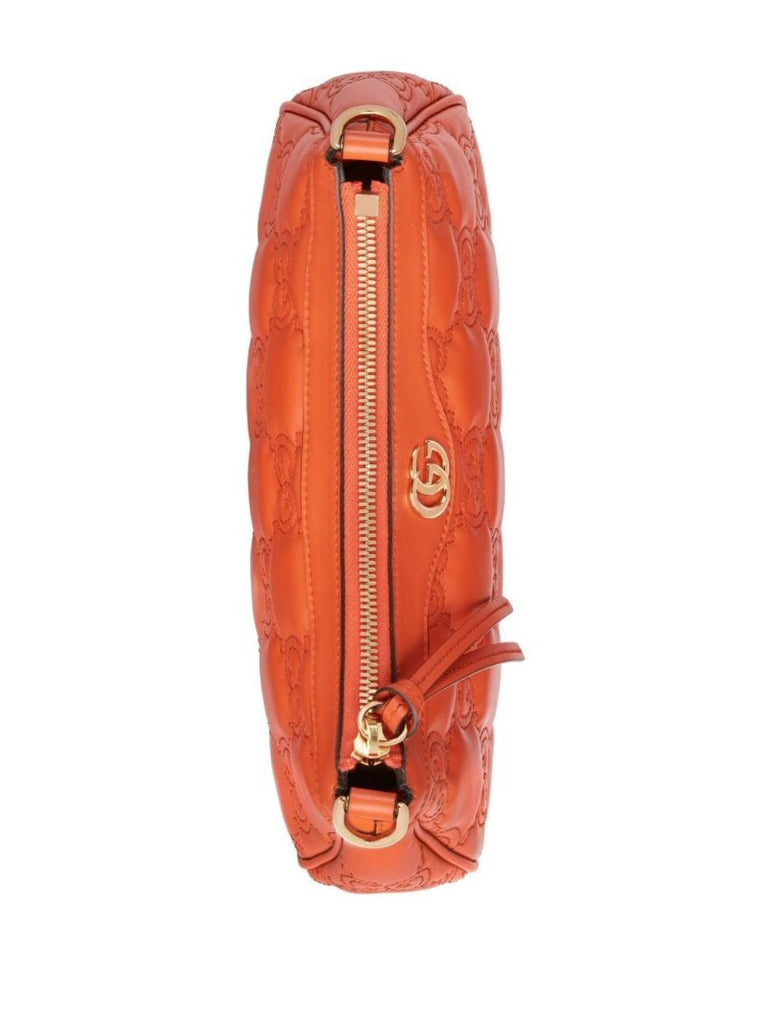 Orange Gg MatelassÃ_x0083_Â© Shoulder Bag