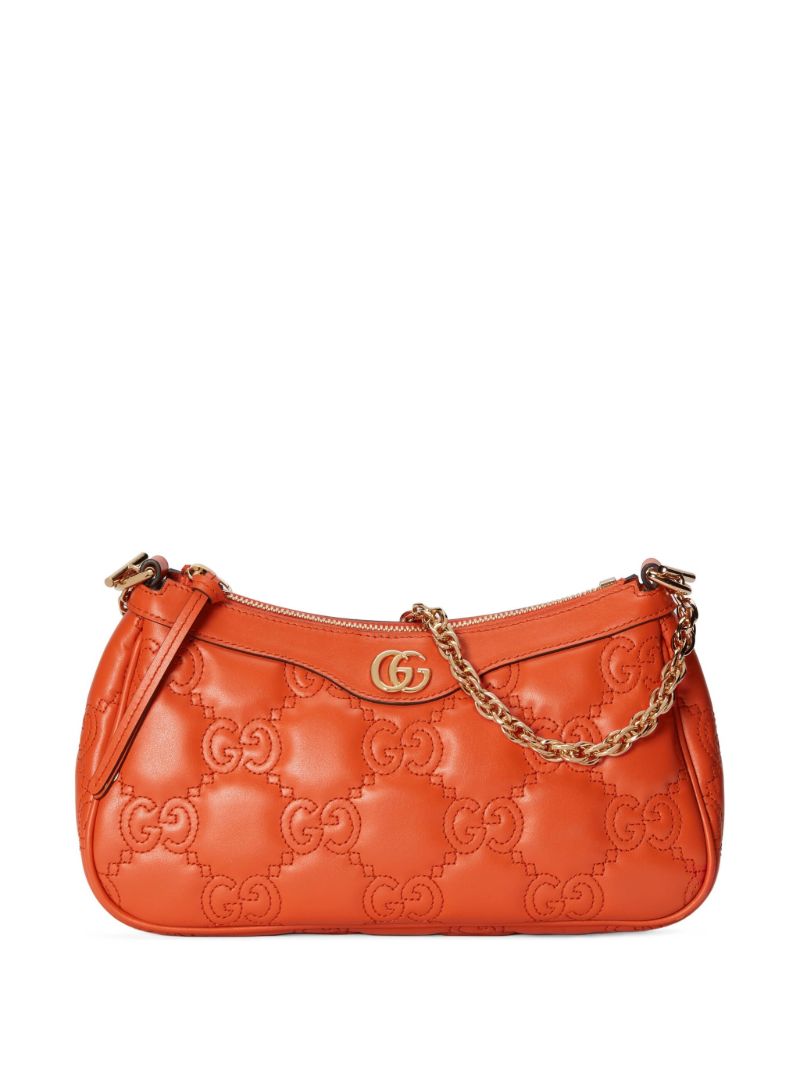 Orange Gg MatelassÃ_x0083_Â© Shoulder Bag