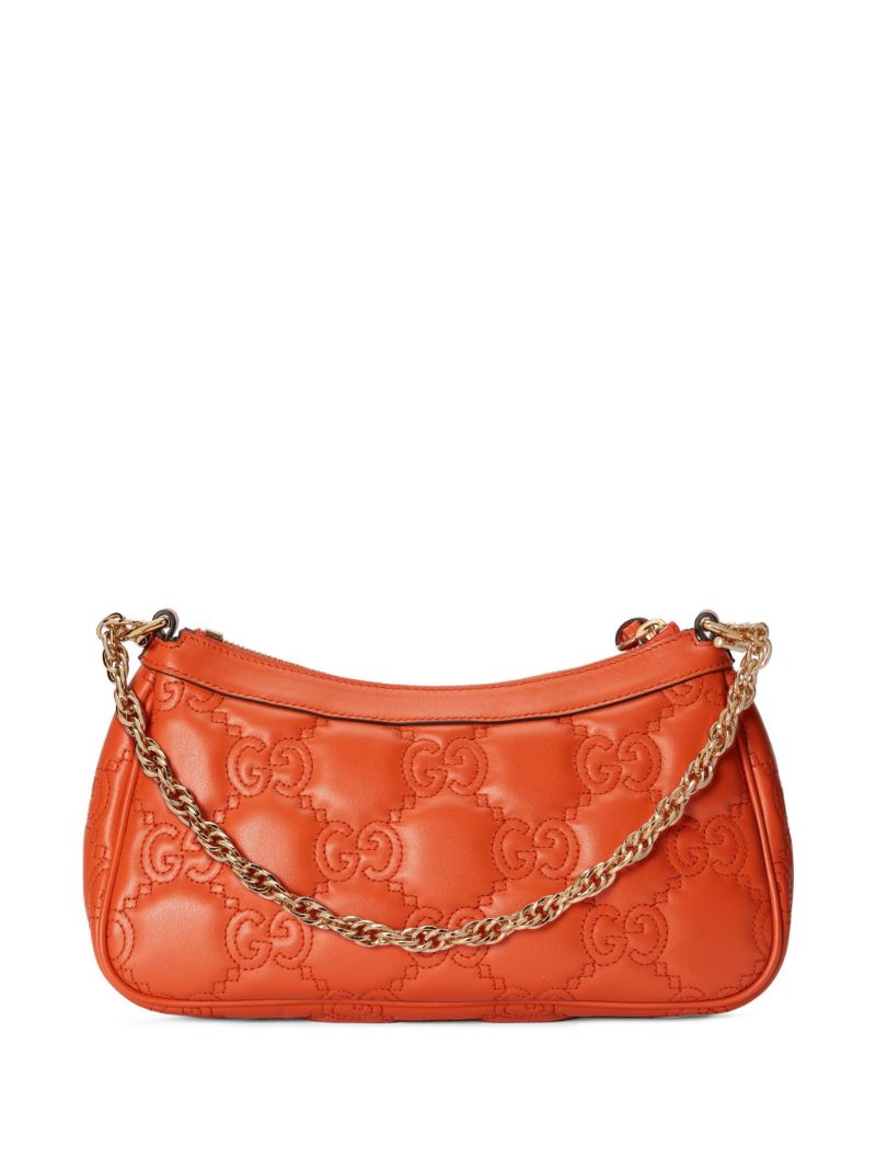 Orange Gg MatelassÃ_x0083_Â© Shoulder Bag