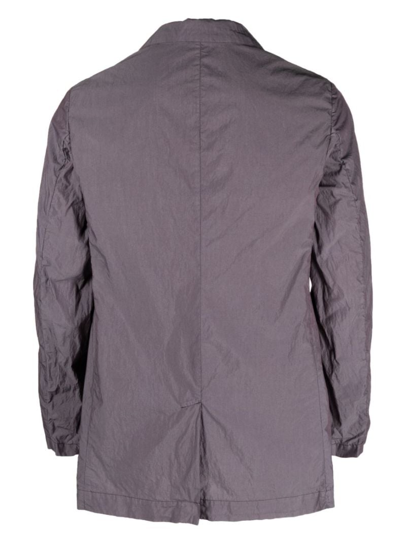 Purple Sharp Double-breasted Blazer