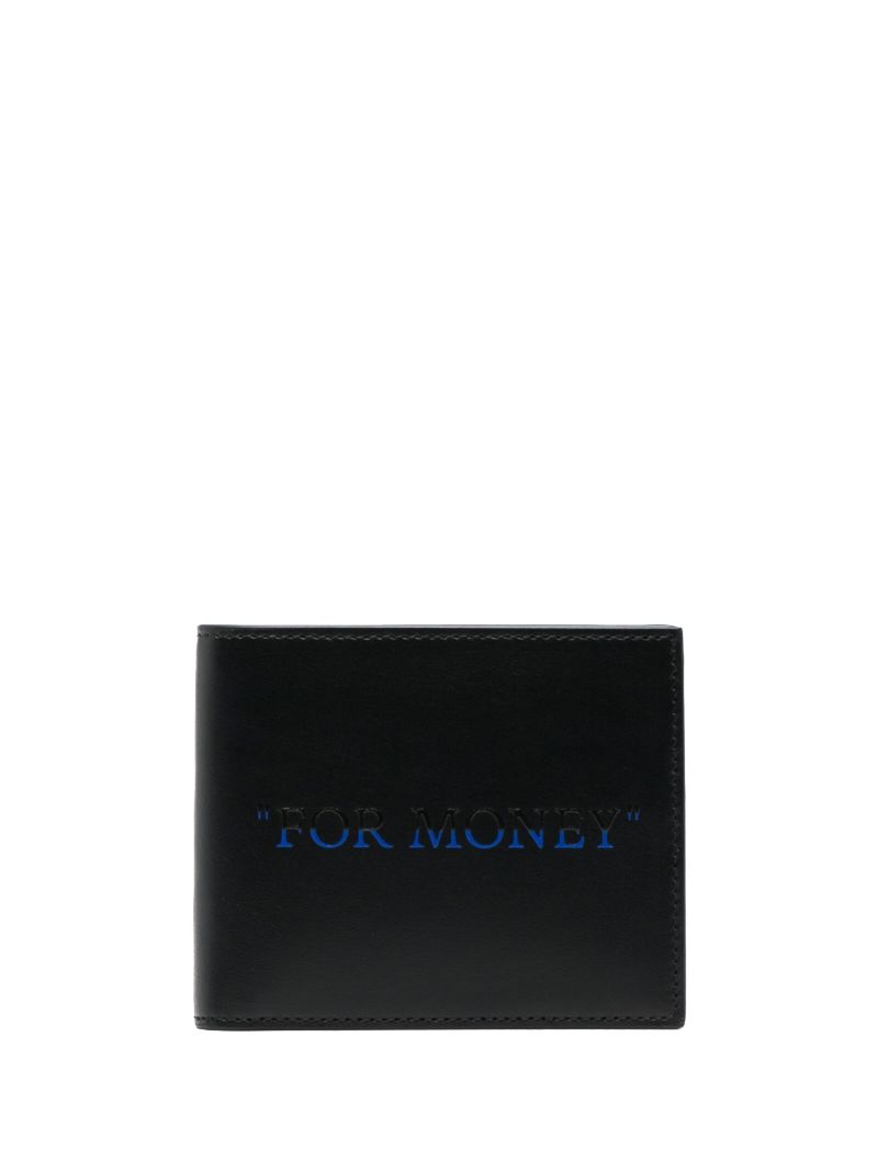 Black for Money Bi-fold Leather Wallet