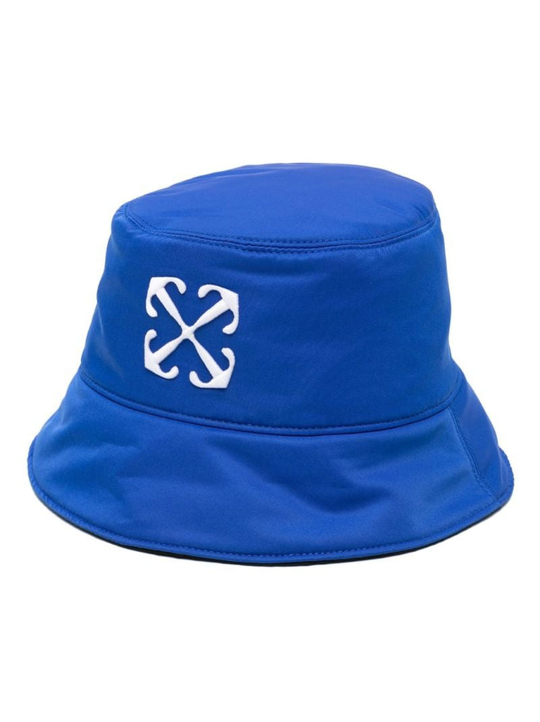 Blue Arrows-motif Reversible Bucket Hat