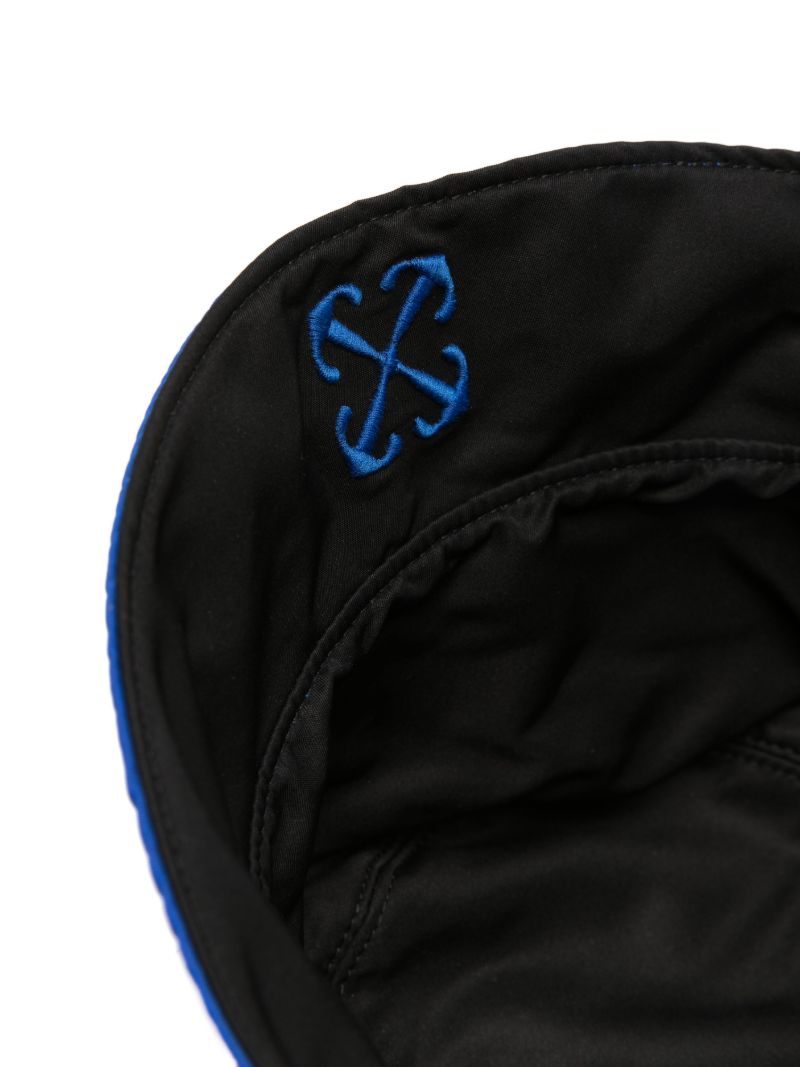 Blue Arrows-motif Reversible Bucket Hat