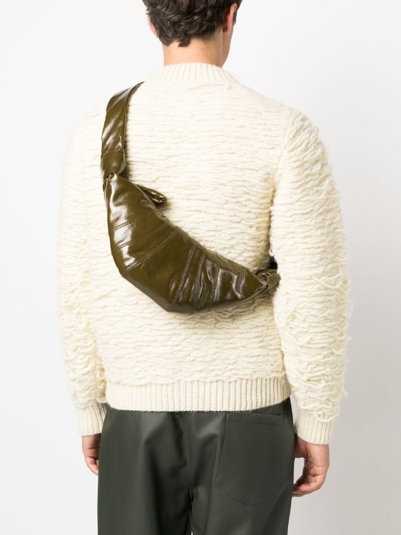 Green Croissant Small Shoulder Bag