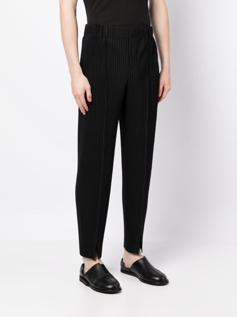 Black Pleats 2 Tailored Trousers