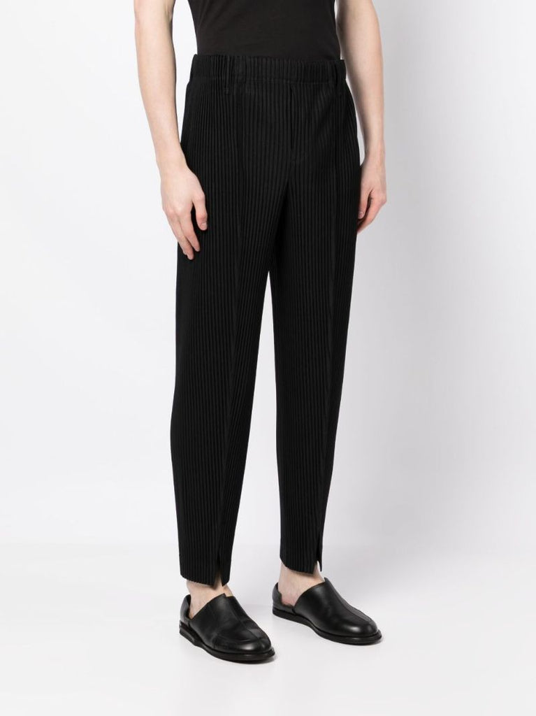 Black Pleats 2 Tailored Trousers