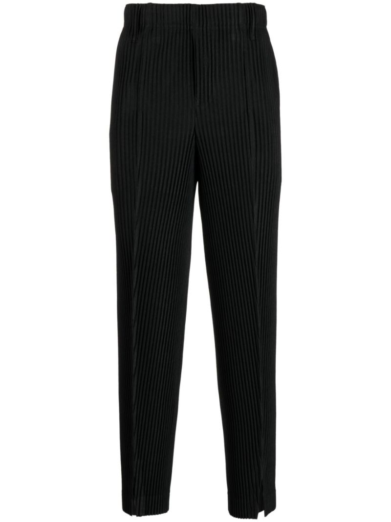 Black Pleats 2 Tailored Trousers