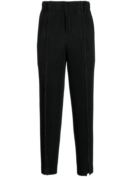Black Pleats 2 Tailored Trousers