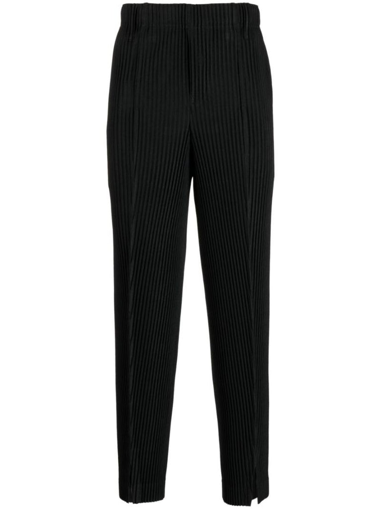 Black Pleats 2 Tailored Trousers