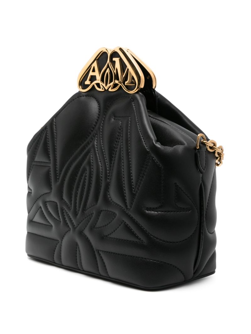 Black the Seal Box Leather Cross Body Bag