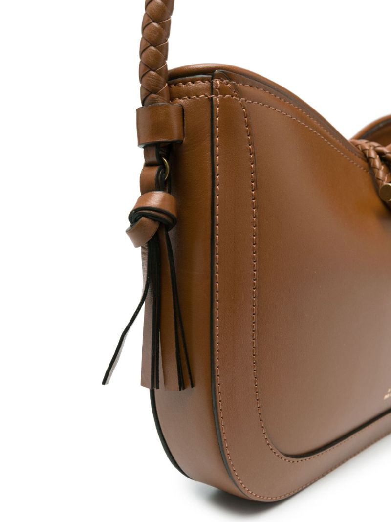 Brown Vigo Leather Shoulder Bag