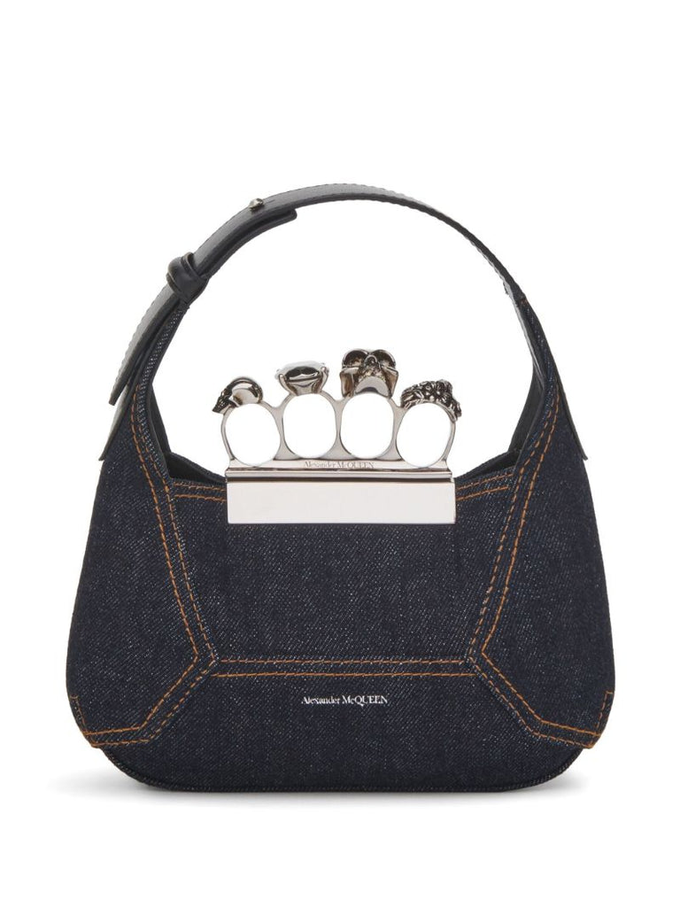 Blue the Jewelled Mini Tote Bag