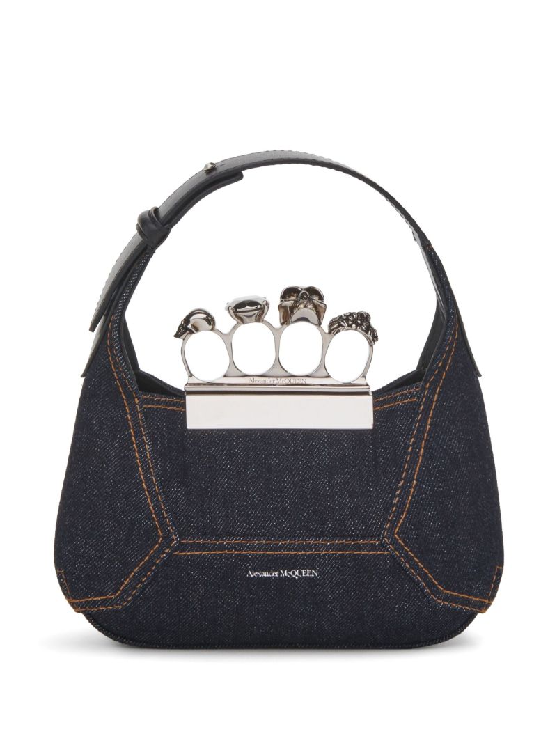 Blue the Jewelled Mini Tote Bag