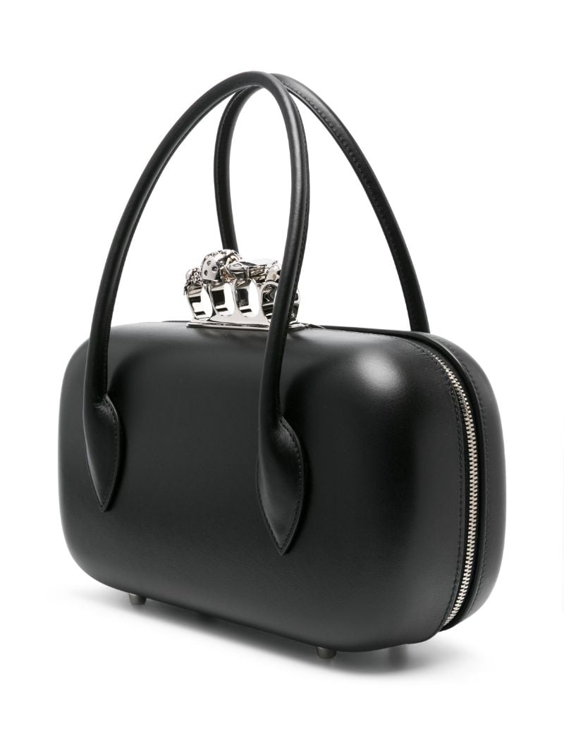 Black the Reverse Leather Clutch