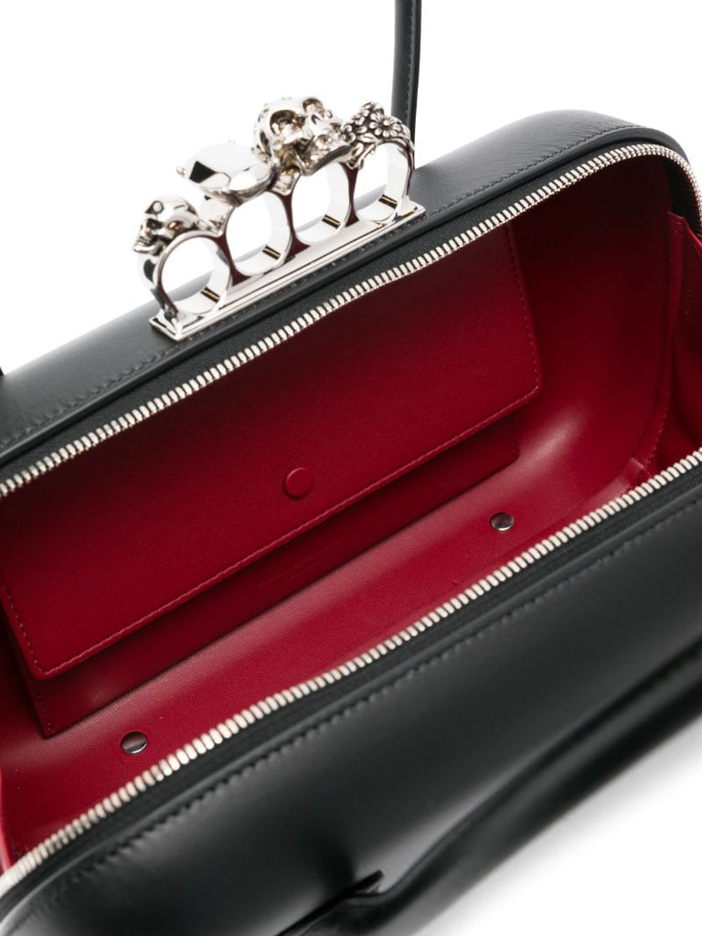 Black the Reverse Leather Clutch
