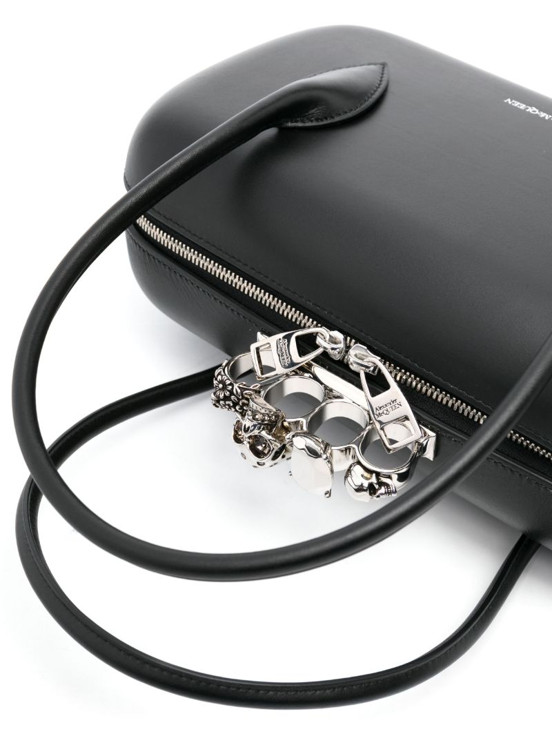 Black the Reverse Leather Clutch