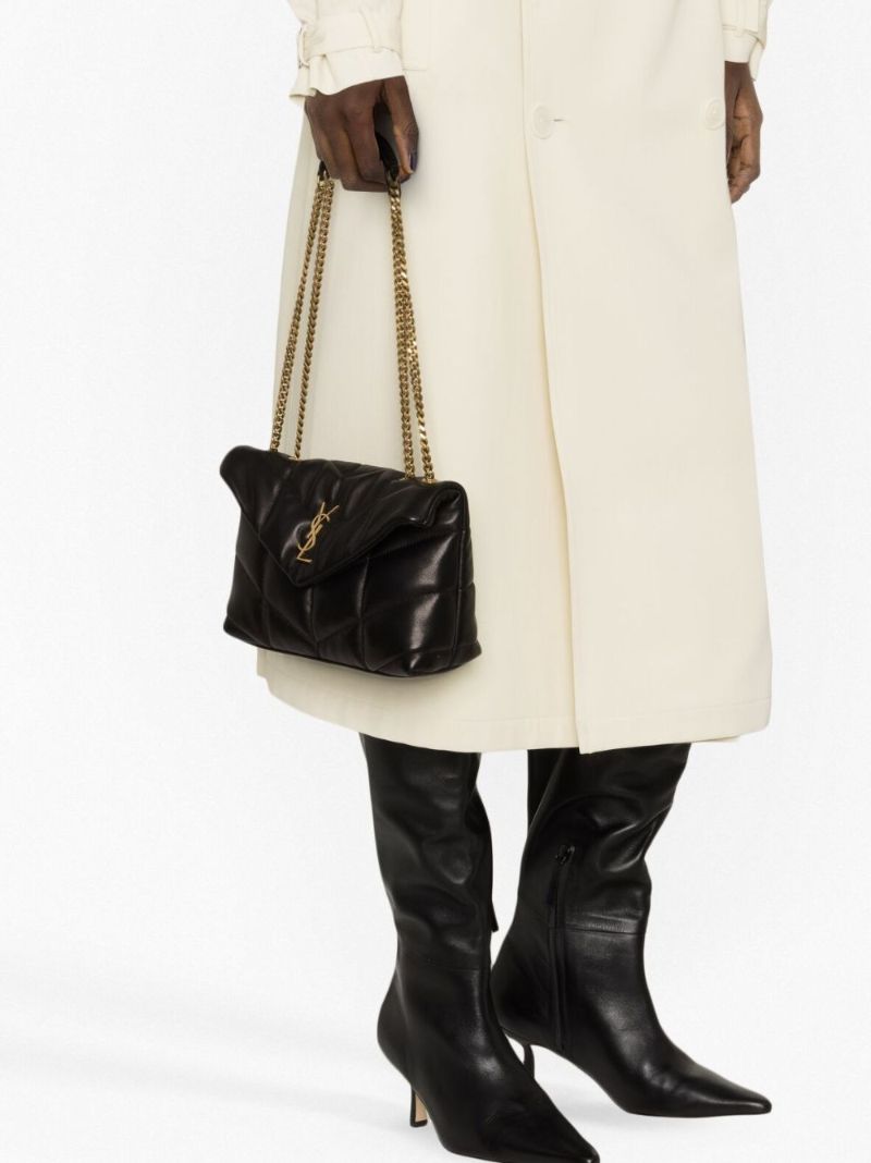 Black Small Puffer Shoulder Bag