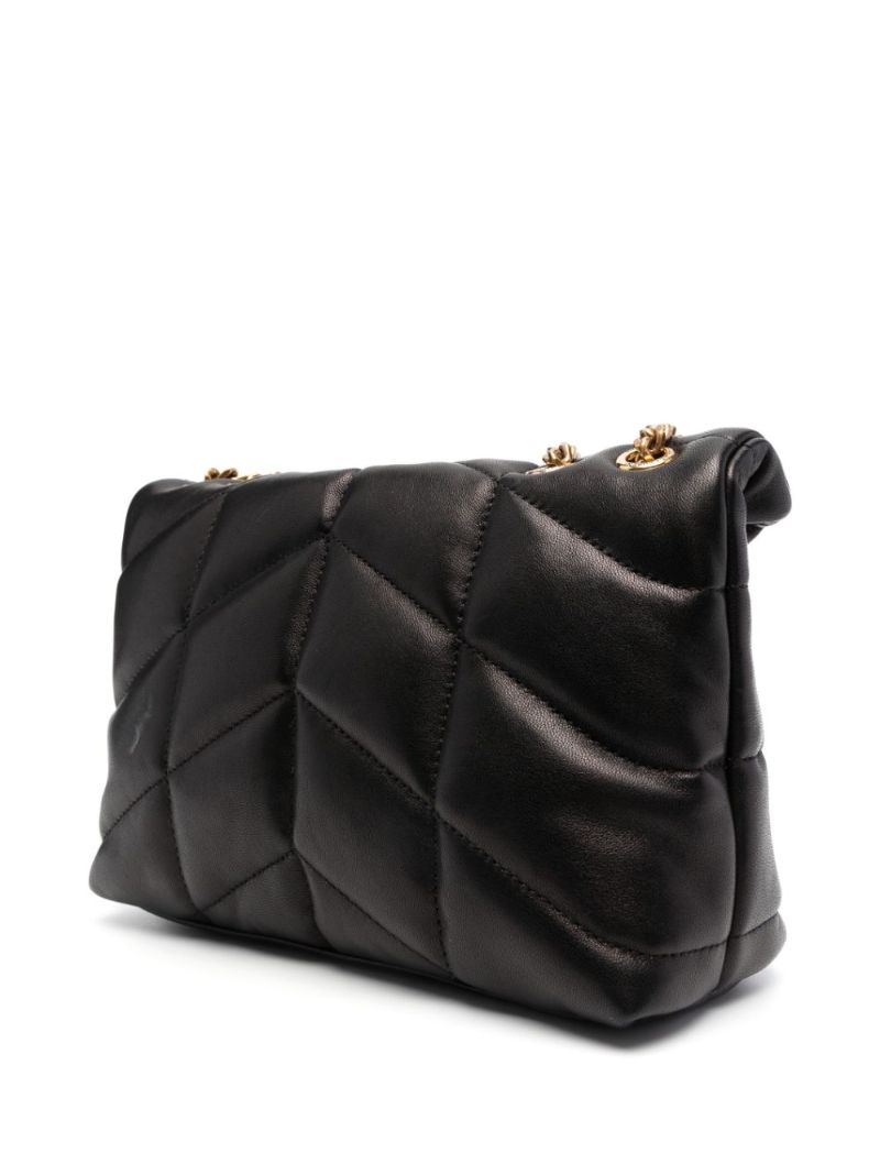 Black Small Puffer Shoulder Bag
