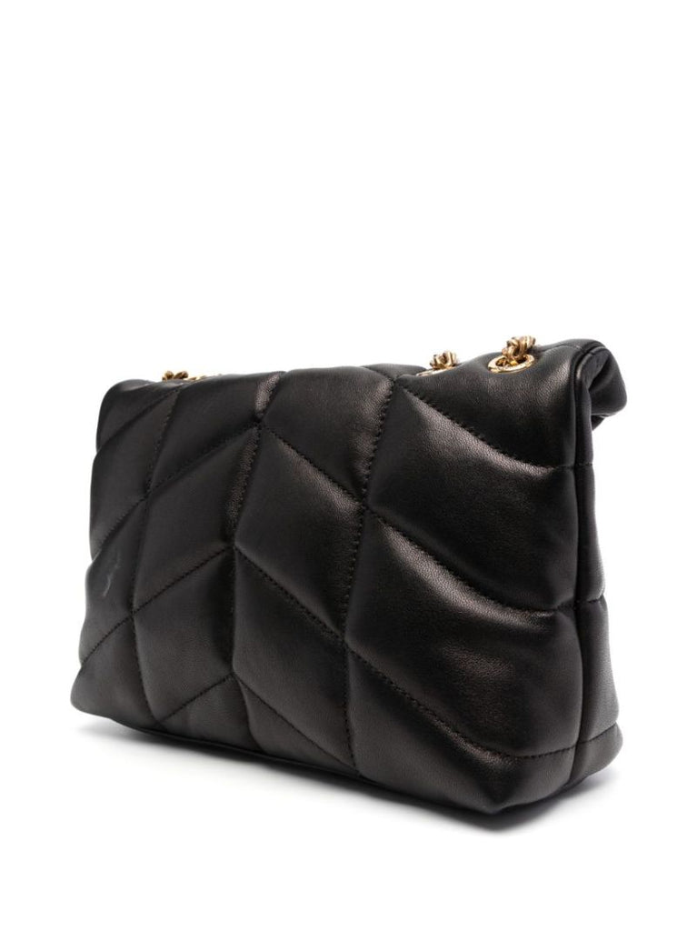 Black Small Puffer Shoulder Bag