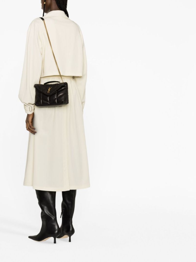 Black Small Puffer Shoulder Bag