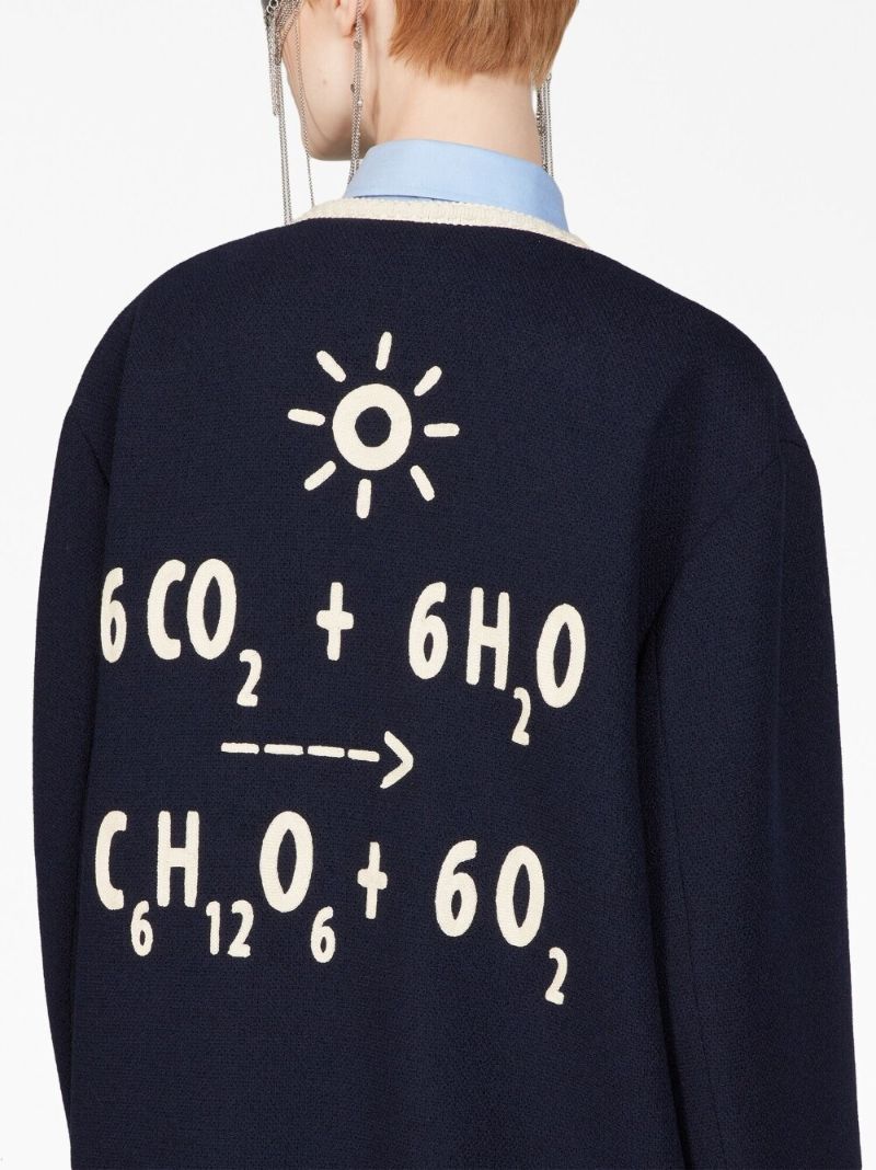 Blue Equation-appliquÃ_x0083_Â© Tweed Jacket