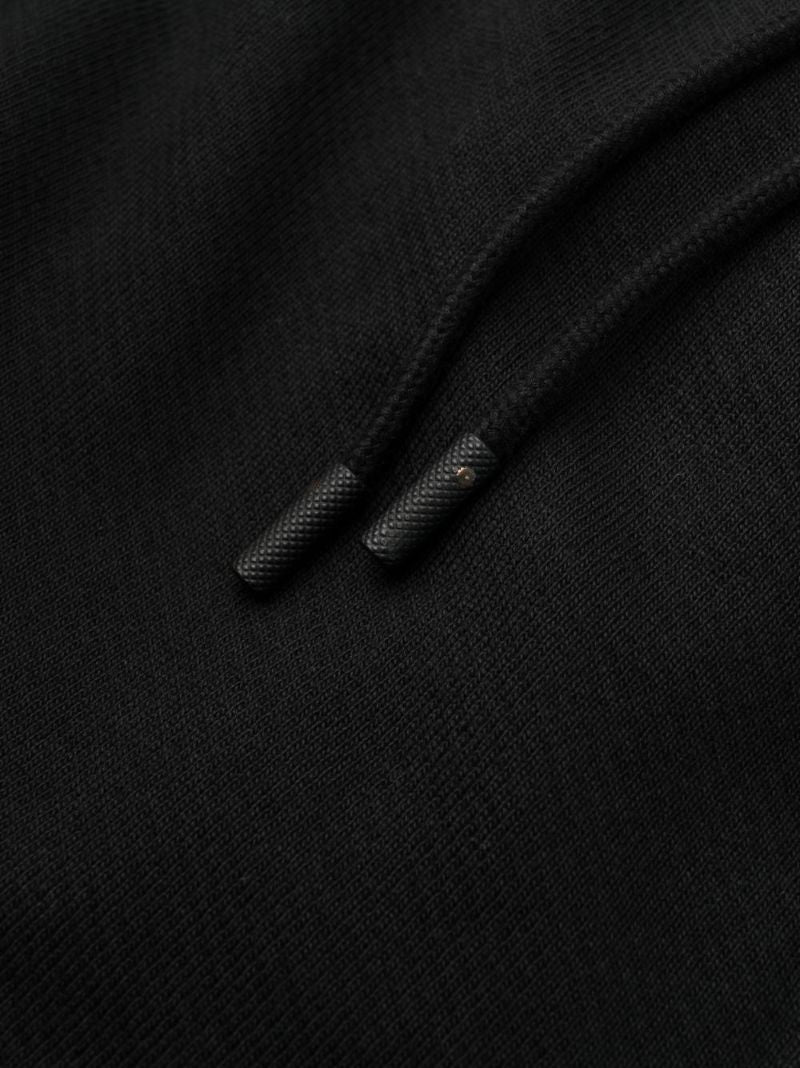 Black Body Stitch Cotton Track Pants
