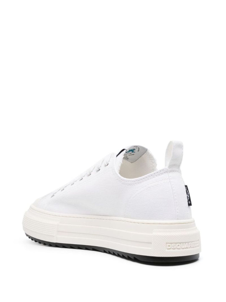 X Smurfs Black Low-top Cotton Sneakers