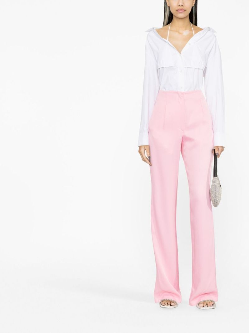 White Layered Long Sleeve Shirt