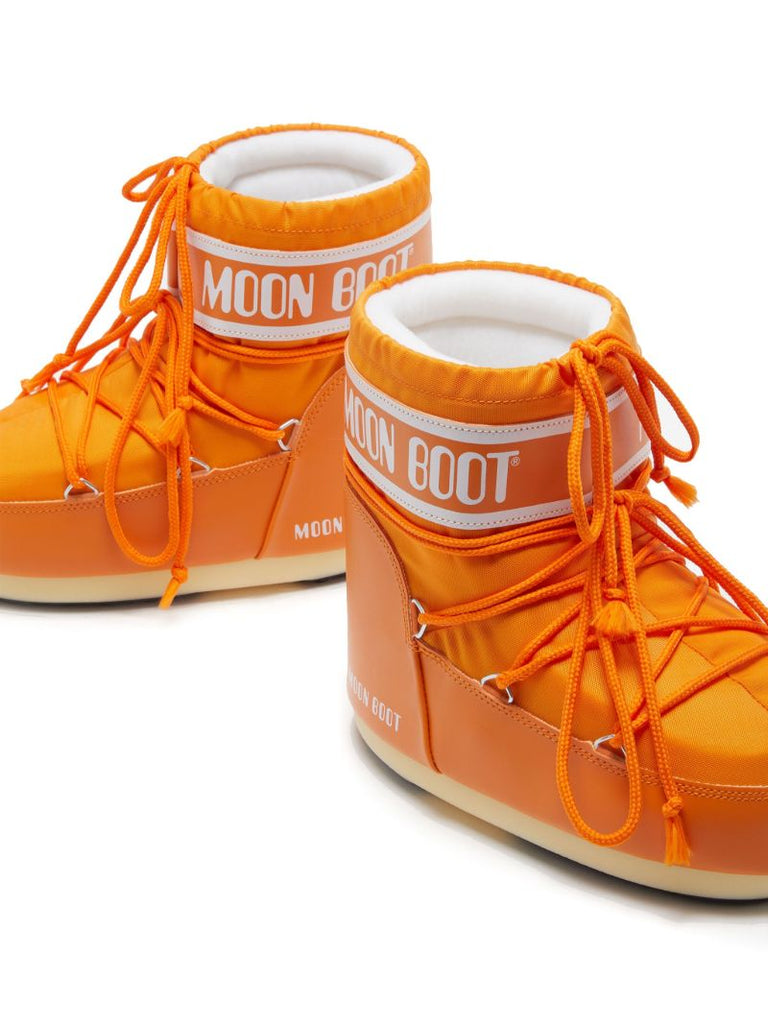 Orange Icon Low Nylon Boots