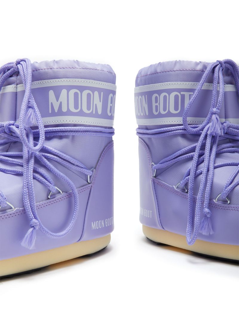 Purple Icon Low Nylon Boots