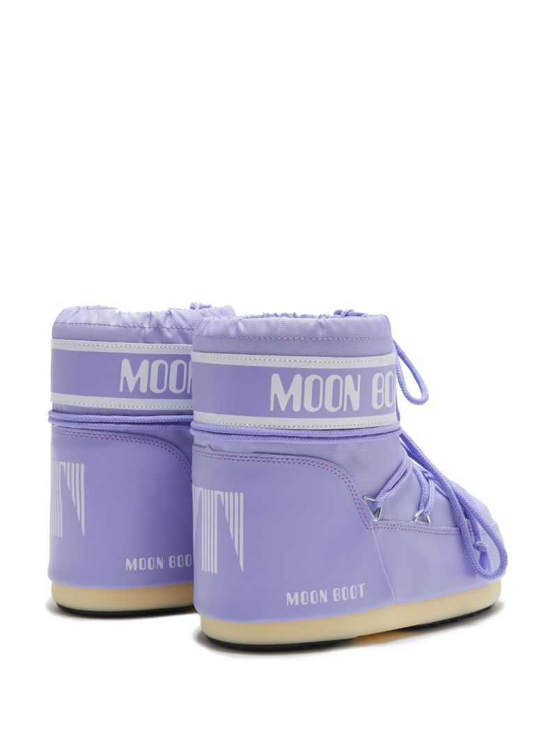 Purple Icon Low Nylon Boots
