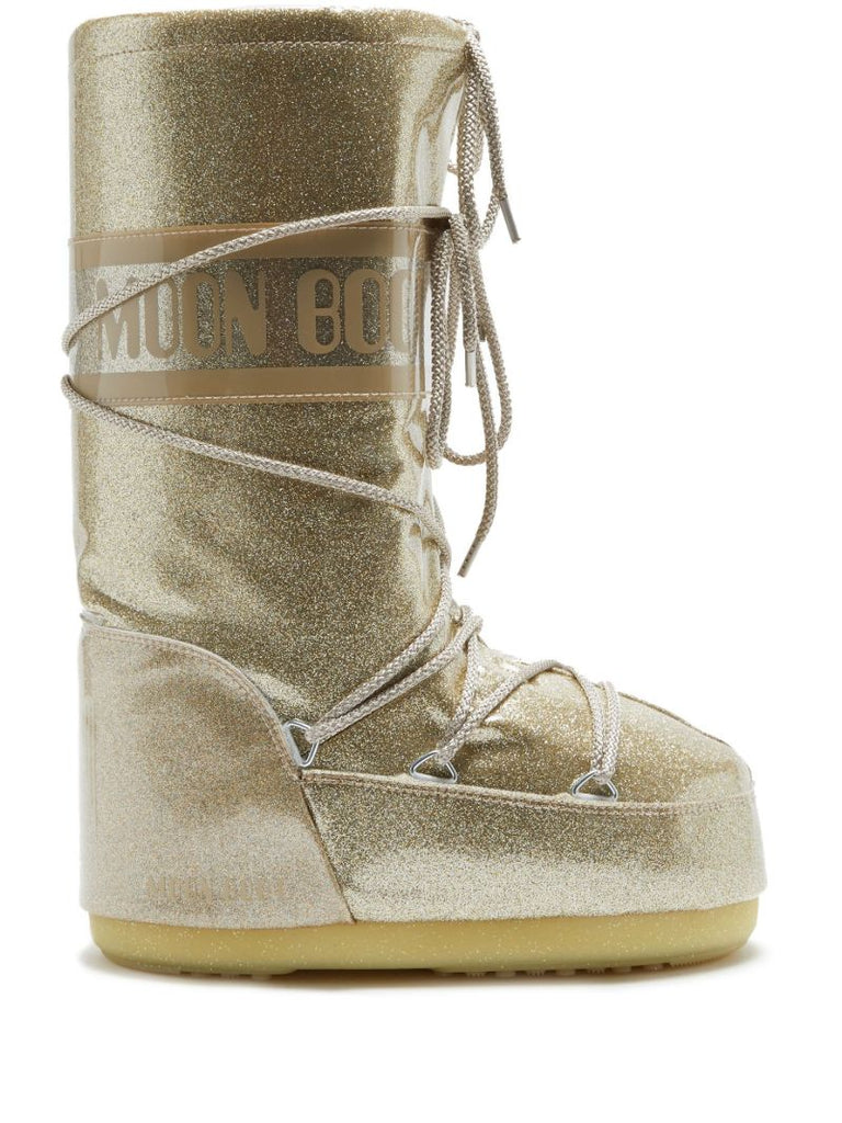Gold Icon Glitter Boots