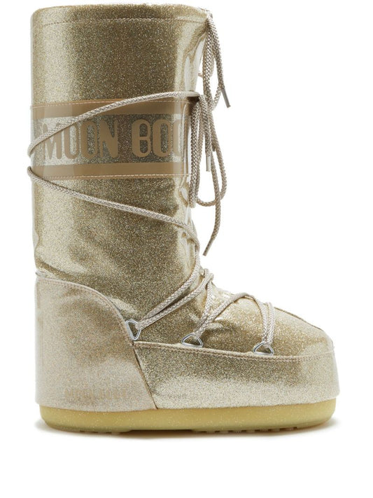 Gold Icon Glitter Boots