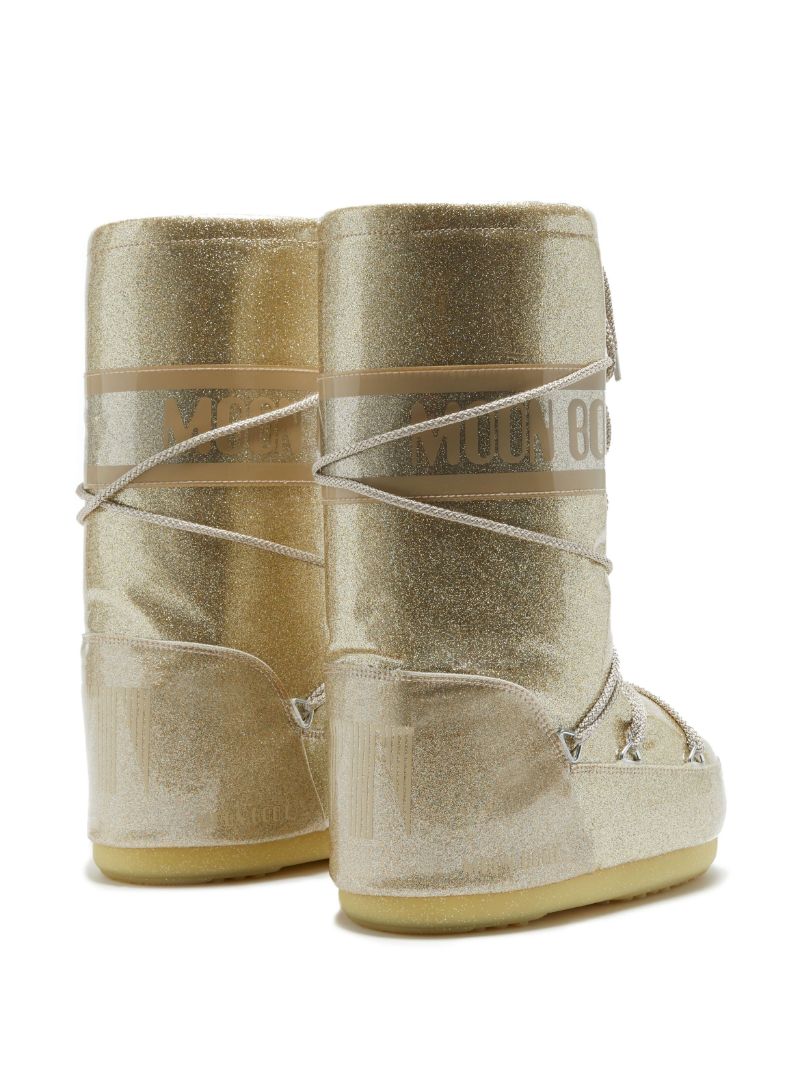 Gold Icon Glitter Boots
