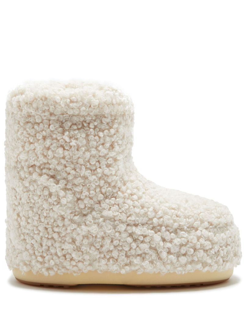 Neutral Icon Low Faux-shearling Boots