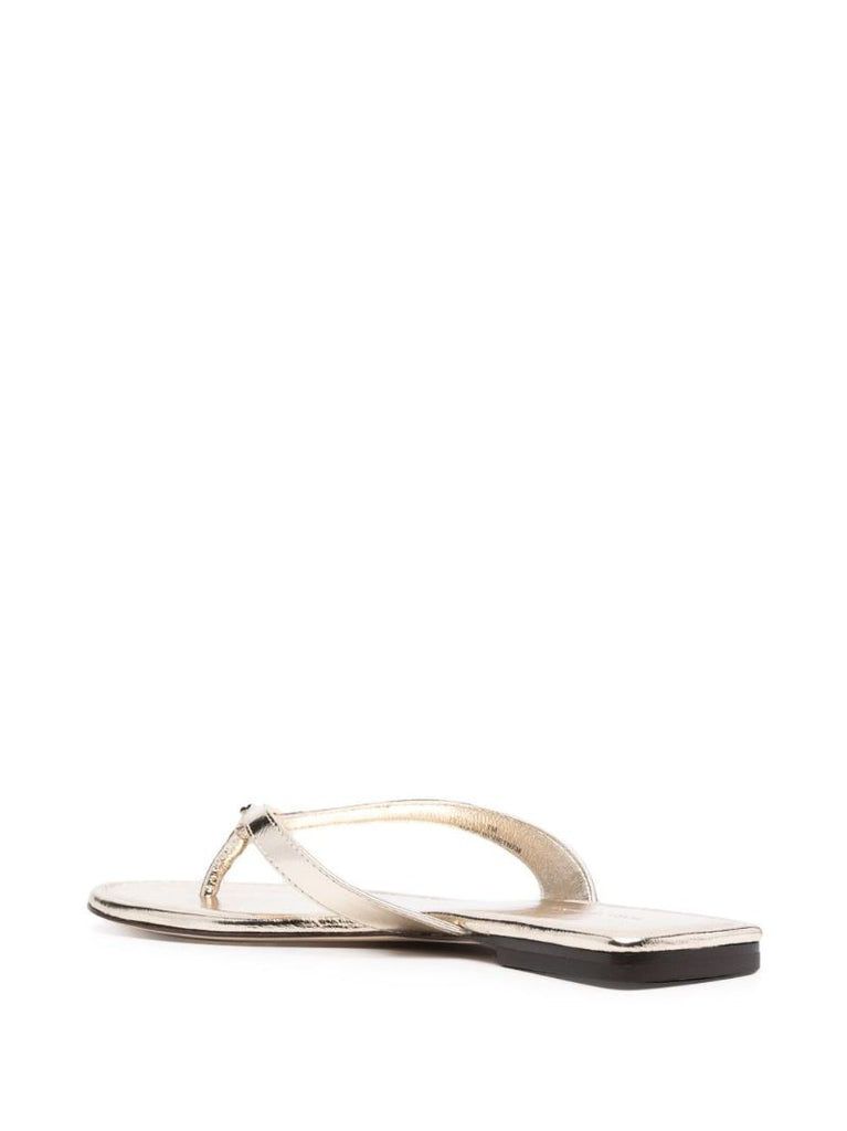 Flat Leather Flip-flops