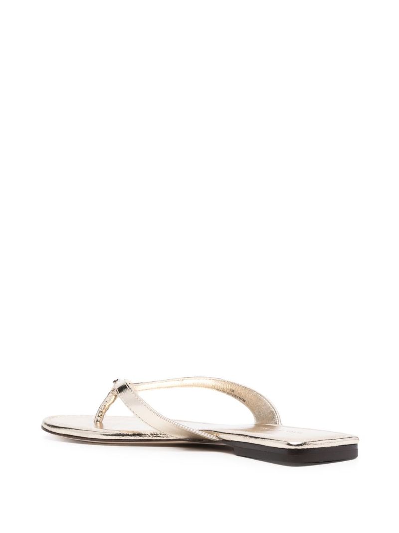 Flat Leather Flip-flops