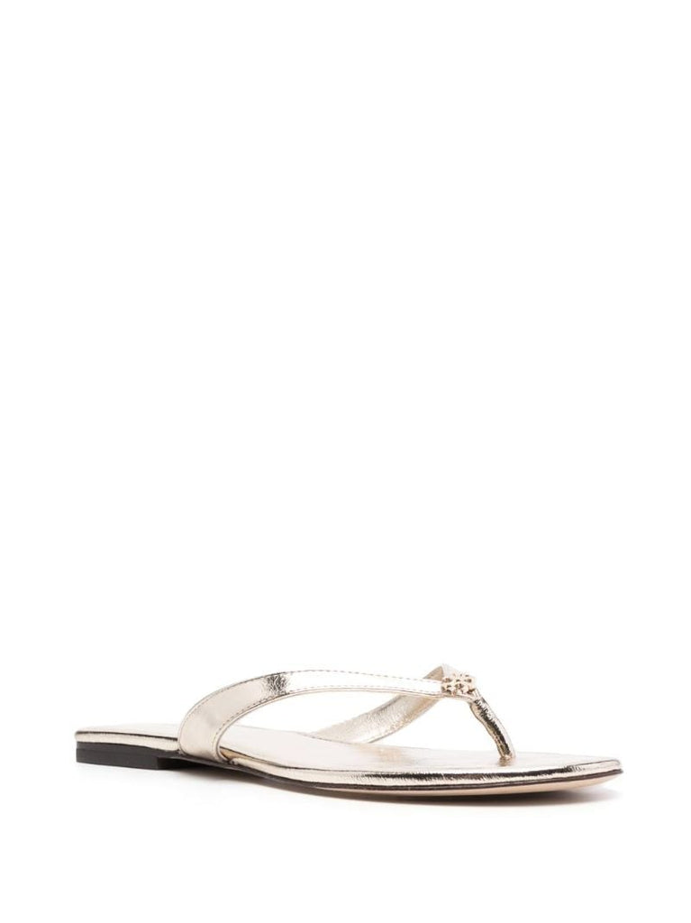 Flat Leather Flip-flops