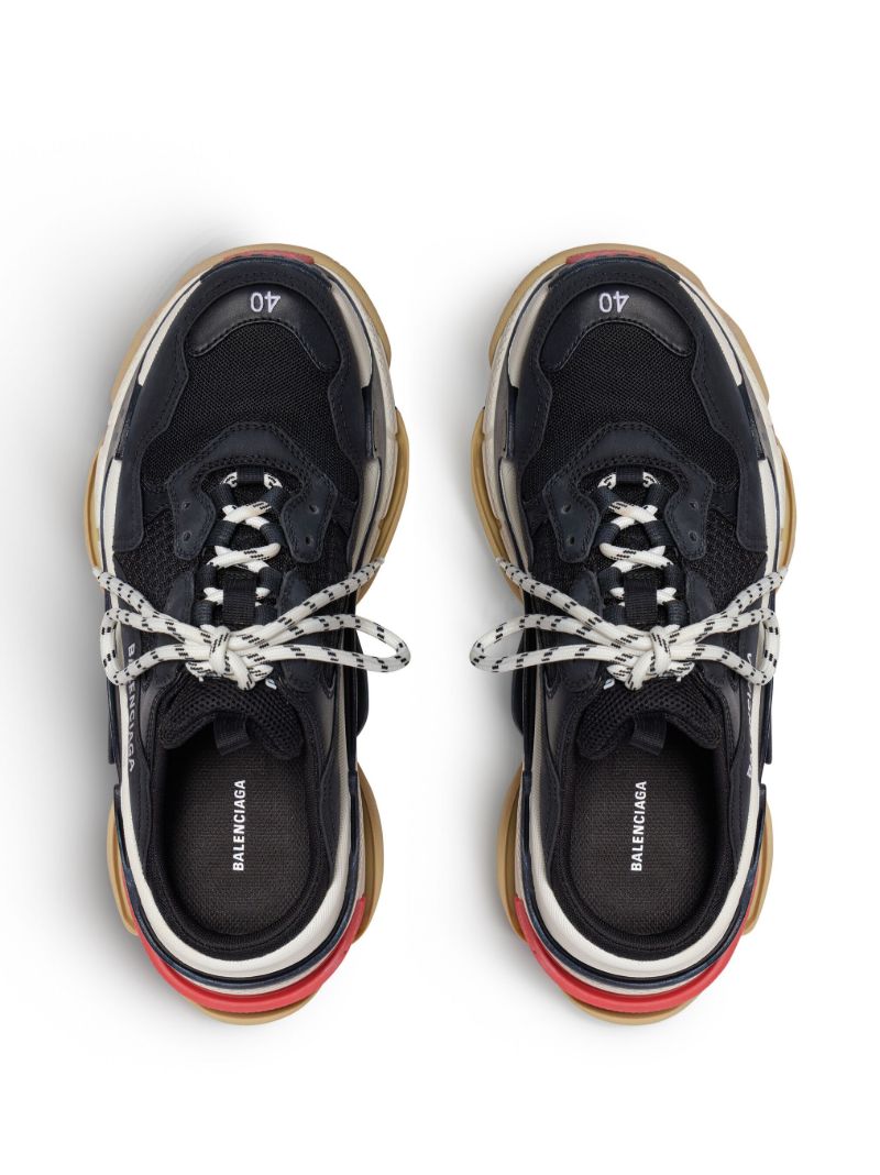 Black Triple S Mule Sneakers