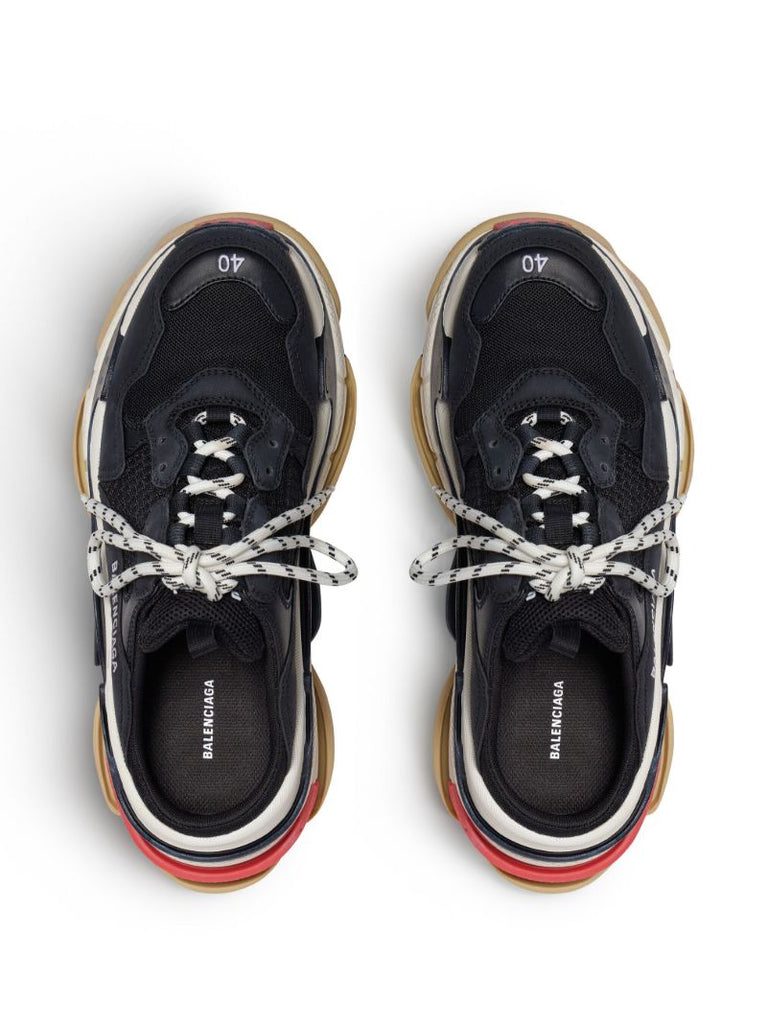 Black Triple S Mule Sneakers