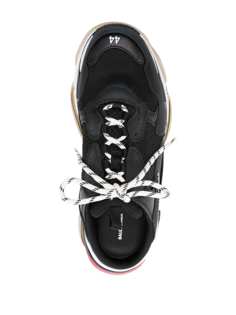 Black Triple S Mule Sneakers