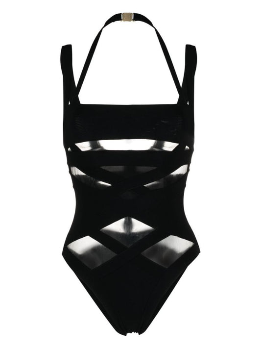 Black Fynlee Cut-out Swimsuit