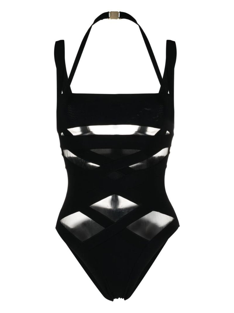 Black Fynlee Cut-out Swimsuit