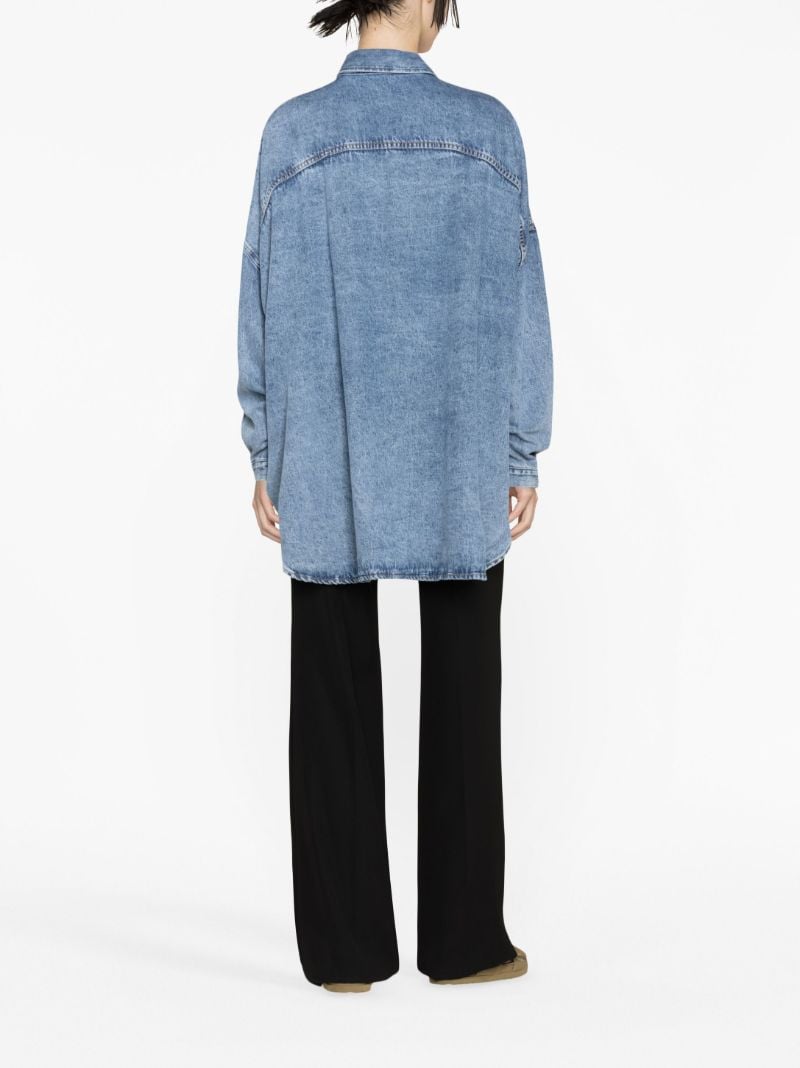 Blue Dallas Denim Cotton Shirt