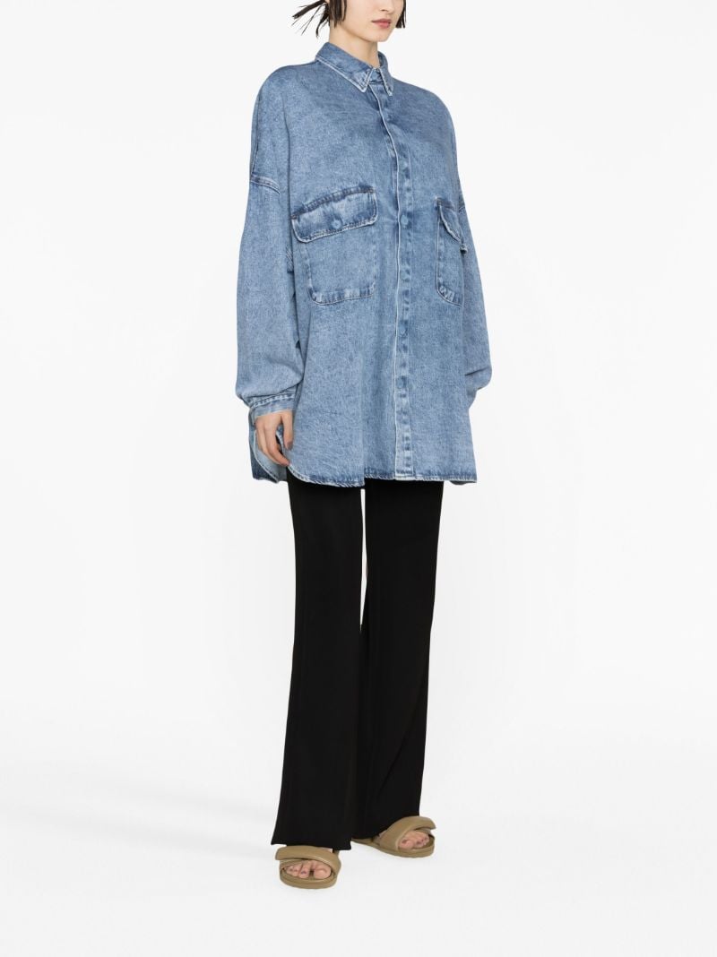 Blue Dallas Denim Cotton Shirt
