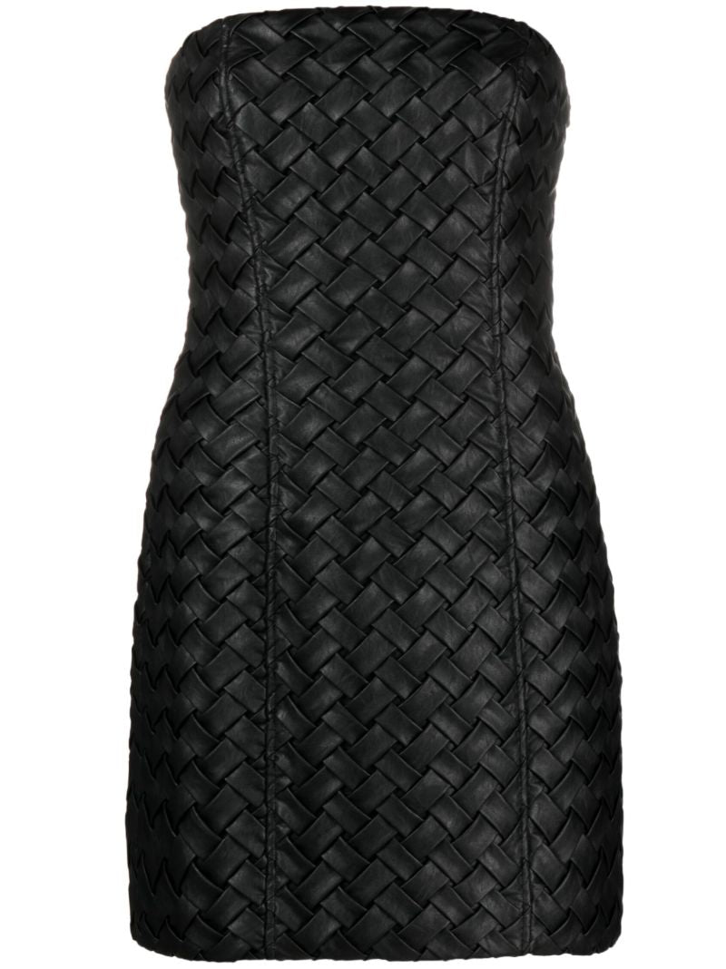 Black Braided Mini Dress
