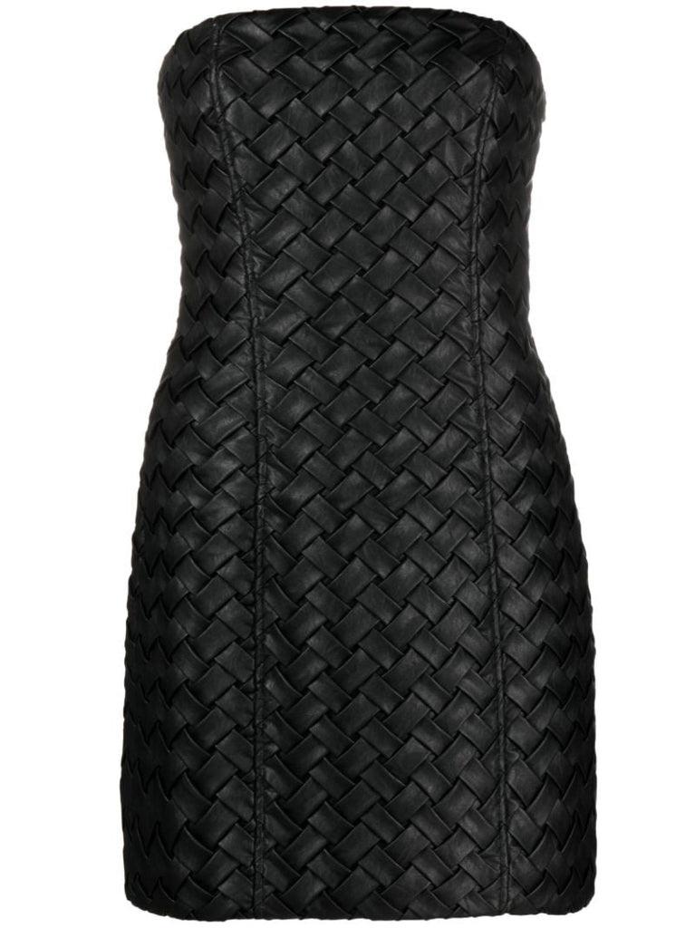 Black Braided Mini Dress