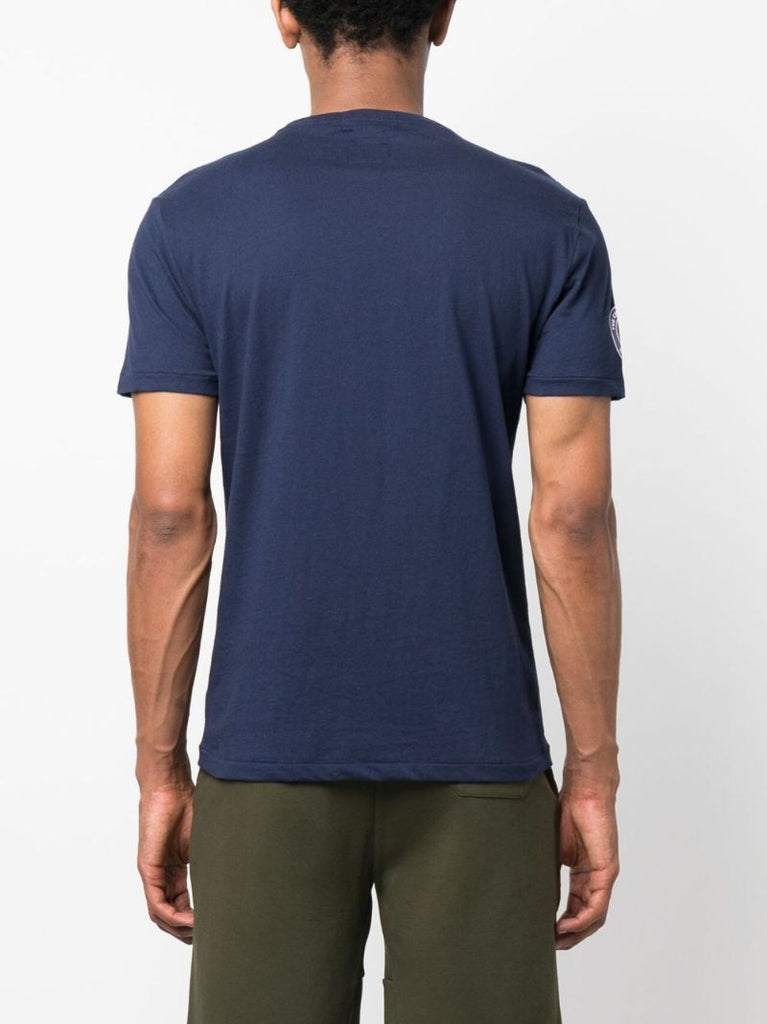 Blue Polo Bear Cotton T-shirt