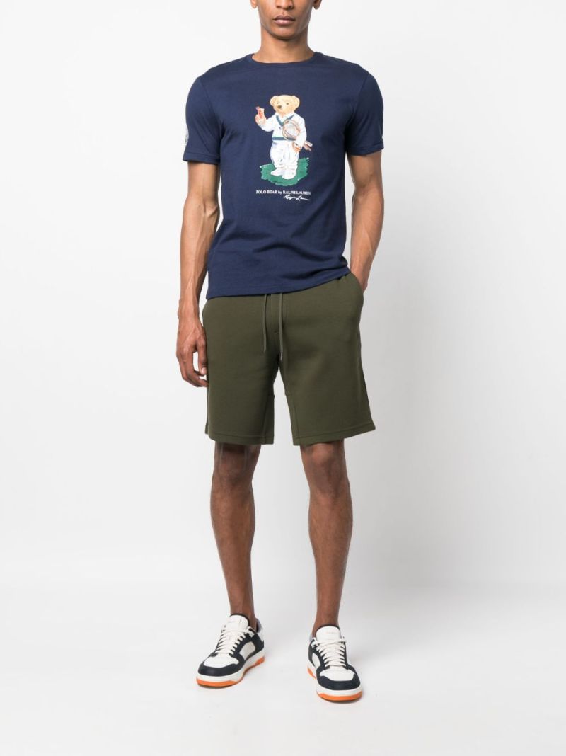 Blue Polo Bear Cotton T-shirt