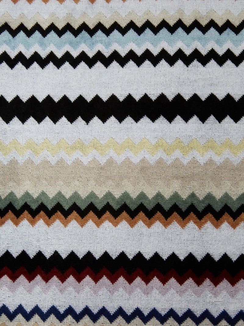 Multicolour Zigzag Cotton Robe